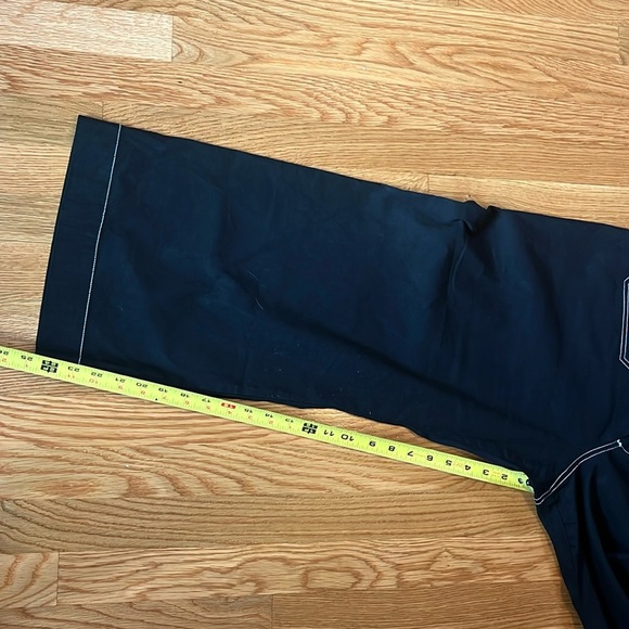 Anthropologie The Colette Contrast-Stitch Cropped Wide-Leg Pants Size 34 NWT - Picture 9 of 16